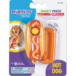 Brightkins Clicker Hot Dog - Hondenopvoeding - Oranje Rood
