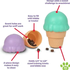 Brightkins Large Ice Cream Treat Dispenser - Hondenspeelgoed - per stuk