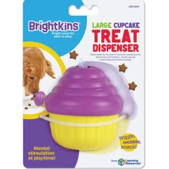 Brightkins Voerspeeltje Cupcake - Hondenspeelgoed - Paars Large