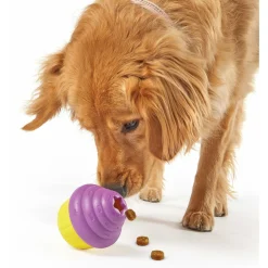 Brightkins Voerspeeltje Cupcake - Hondenspeelgoed - Paars Large