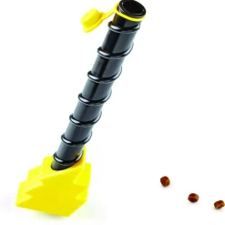 Brightkins Voerspeeltje Toverstok Bolt - Hondenspeelgoed - Zwart Geel