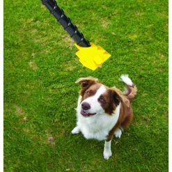 Brightkins Voerspeeltje Toverstok Bolt - Hondenspeelgoed - Zwart Geel