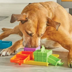 Brightkins Voerspelletje Suprise Party - Hondenspeelgoed - Geel Multi-Color