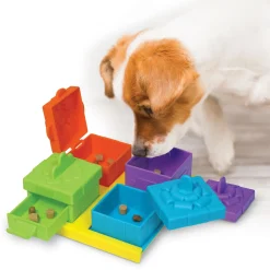 Brightkins Voerspelletje Suprise Party - Hondenspeelgoed - Geel Multi-Color