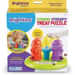 Brightkins Voerspelletje Spiing Hydrants - Hondenspeelgoed - Groen Multi-Color