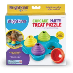 Brightkins Voerspelletje Cupcake Party - Hondenspeelgoed - Blauw Multi-Color