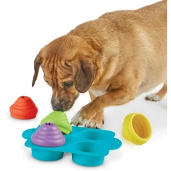 Brightkins Voerspelletje Cupcake Party - Hondenspeelgoed - Blauw Multi-Color