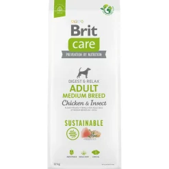 Brit Care Dog Sustainable Adult Medium Breed Kip - Hondenvoer