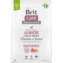 Brit Care Dog Sustainable Junior Large Breed Kip - Hondenvoer