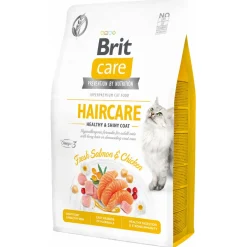 Brit Haircare Healthy & Shiny Coat Zalm&Kip - Kattenvoer