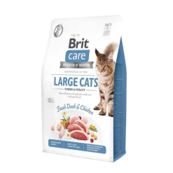 Brit Large Cats Power & Vitality Eend&Kip - Kattenvoer