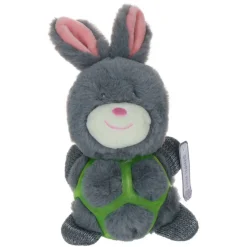 Bunny Puppy Puppy Strappy - Hondenspeelgoed - 26x13x7 cm Grijs Pink