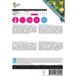 Buzzy Climbing Flowers Thunbergia - Suzanne-Met-Mooie-Ogen - Bloemenzaden - 500 mg