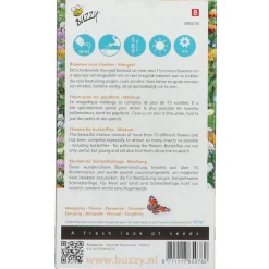 Buzzy Friendly Flowers Vlinders Laag 15m² - Bloemenzaden - 55 g