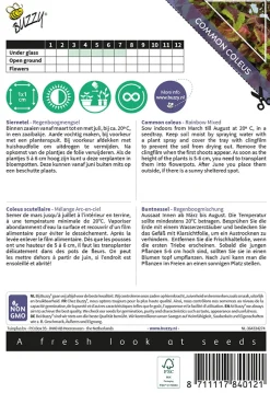 Buzzy House Plants Coleus - Siernetel Rainbow Mix - Bloemenzaden - 250 mg