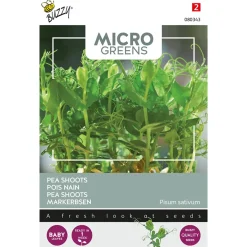 Buzzy Microgreens - Peashoots - Groentezaden - 15 g