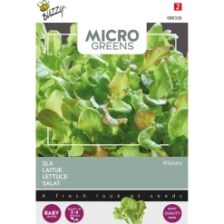 Buzzy Microgreens - Sla Gemengd - Groentezaden - 1 g