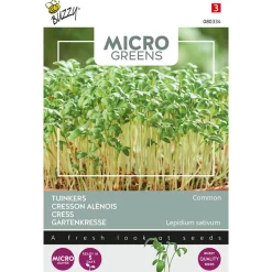 Buzzy Microgreens - Tuinkers - Groentezaden - 15 g