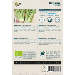 Buzzy Organic Bleekselderij Tall Utah 52/70  - Bio - Groentezaden - 100 mg