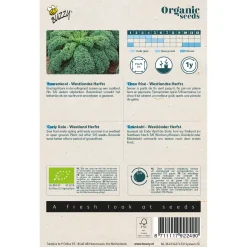 Buzzy Organic Boerenkool Westlandse Herfst - Bio - Groentezaden - 400 mg