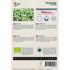 Buzzy Organic Citroenmelisse  - Bio - Kruidenzaden - 250 mg
