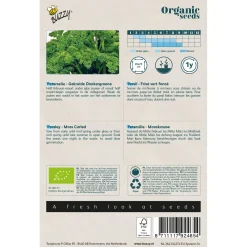 Buzzy Organic Peterselie Gekrulde Donkergroene  - Bio - Groentezaden - 1.75 g