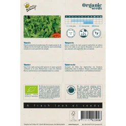 Buzzy Organic Rucola - Bio - Groentezaden - 3 g