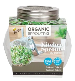 Buzzy Organic Sprouting Pot Daikon Bio - Groentezaden - 7.5 g