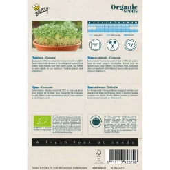 Buzzy Organic Tuinkers Gewone  - Bio - Groentezaden - 10 g