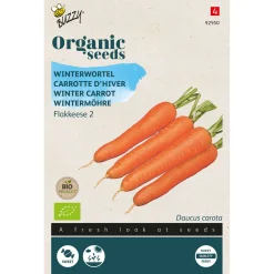 Buzzy Organic Winterwortelen Flakkese 2 - Bio - Groentezaden - 1.5 g
