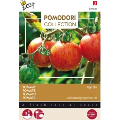 Buzzy Pomodori - Tomaat Tigerella - Groentezaden - 750 mg