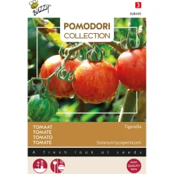 Buzzy Pomodori - Tomaat Tigerella - Groentezaden - 750 mg