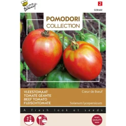 Buzzy Pomodori - Vleestomaat Cœur De Bœuf - Groentezaden - 750 mg