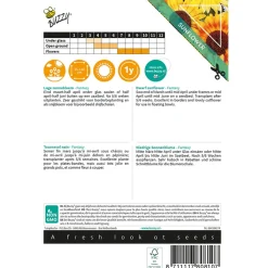 Buzzy Sunny Flowers - Zonnebloem Fantasy - Bloemenzaden - 1 g
