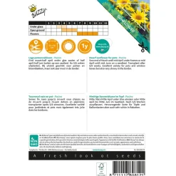 Buzzy Sunny Flowers - Zonnebloem Pacino - Bloemenzaden - 750 mg
