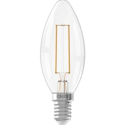 Calex Led Kaars Helder Straight Filament E14 3.5w 250lm - Lichtbron -