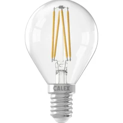 Calex Led Kogel Helder Straight Filament E14 4.5w 470lm - Lichtbron - 1 stuk