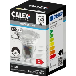 Calex Led Reflector Gu10 Halogen Look 6w 430lm - Lichtbron -