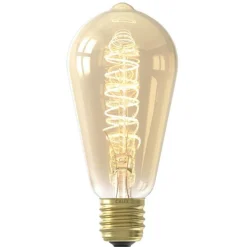 Calex Led Rustiek Goud Flex Filament E27 5.5w 470lm - Lichtbron - 1 stuk