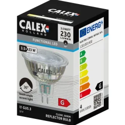 Calex Led Spot Gu5.3 Mr16 12v 3.5w 230lm - Lichtbron - Warm Wit 1 stuk
