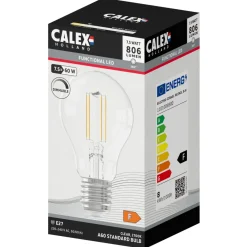 Calex Led Standaard Filament E27 A60 7.5w 806lm - Lichtbron - Warm Wit 1 stuk