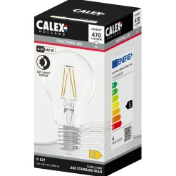 Calex Led Standaard Filament E27 A60 400lm Sensor - Lichtbron - Warm Wit 1 stuk
