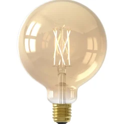 Calex Smart Led Filament Goud Globe E27 G125 - Lichtbron - 7 Watt
