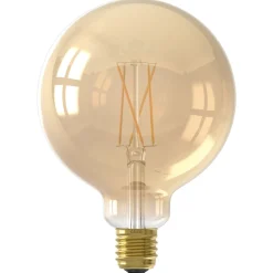 Calex Smart Led Filament Goud Globe E27 G125 - Lichtbron - 7 Watt