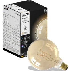 Calex Smart Led Filament Goud Globe E27 G125 - Lichtbron - 7 Watt