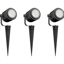 Calex Smart Outdoor Spotlights 24v - Tuinverlichting - 780 g Multi-Color 3 stuks 24v