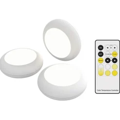 Calex Spot-On Puck Lights 3st. +afst. Exc. Batt. - Lichtbron -