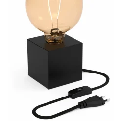 Calex Tafelarmatuur Black + Schakelaar 1.8m - Lichtbron -