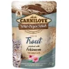 Carnilove Cat Pouch Wild-Origin-Fillets - Kattenvoer - Forel 85 g Graanvrij