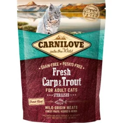 Carnilove Fresh Carp & Trout Sterilised - Kattenvoer
